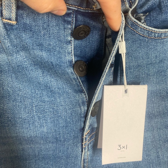 FREE PEOPLE 3x1 N.Y.C. Poppy Slim Boot Cut Jean Button Fly 29 - Picture 10 of 16